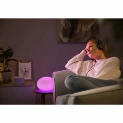 Lampe de table Philips Hue Flourish LED Blanc, 1 lumière, Changeur de couleurs