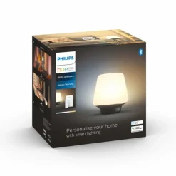 Lampe de table Philips Hue Wellness LED Noir, Blanc, 1 lumière, Télécommandes