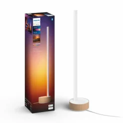 Lampe de table Philips Hue Gradient Signe Oak LED Écru, Blanc, 1 lumière