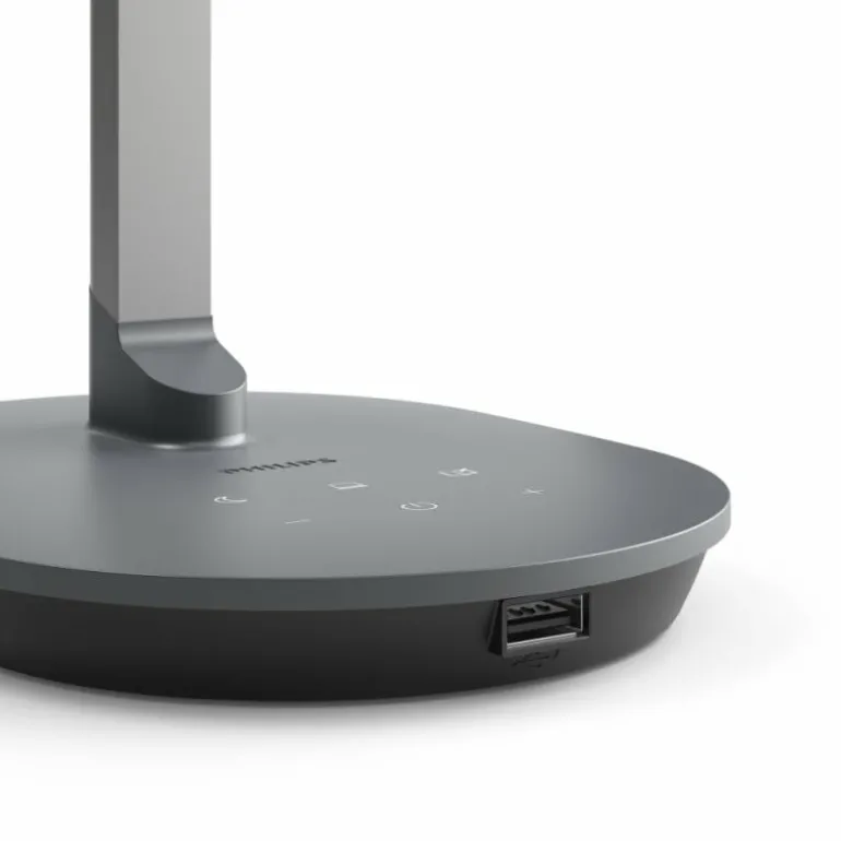 Lampe de table Philips Sword LED Gris, 1 lumière