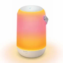 Lampe de table Philips WiZ Portable LED Blanc, 1 lumière, Changeur de couleurs