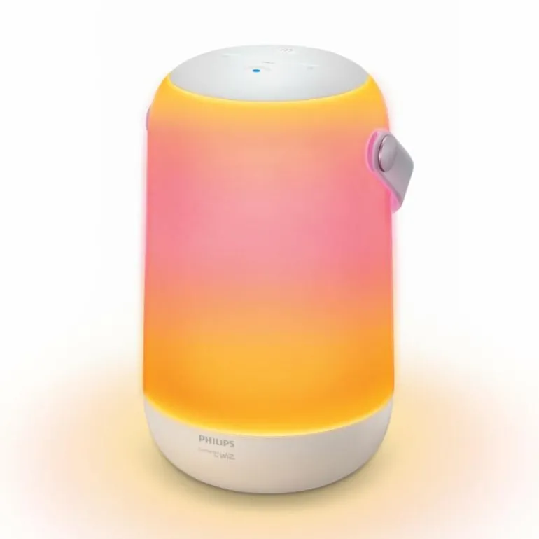 Lampe de table Philips WiZ Portable LED Blanc, 1 lumière, Changeur de couleurs