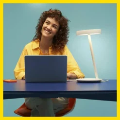 Lampe de table Philips WiZ Office LED Blanc, 1 lumière