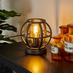 Lampe de table Plan Laiton, 1 lumière