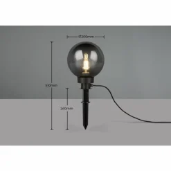 Lampe de table Reality BOLO Fumée, 1 lumière