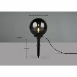 Lampe de table Reality BOLO Fumée, 1 lumière