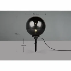 Lampe de table Reality BOLO Fumée, 1 lumière