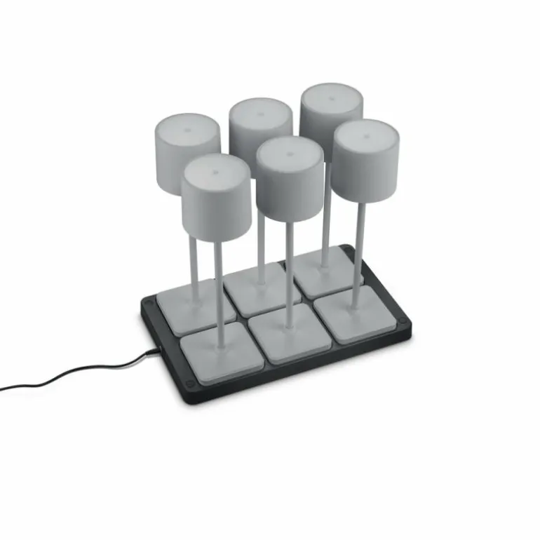 Lampe de table Reality Fernandez LED Gris, 1 lumière