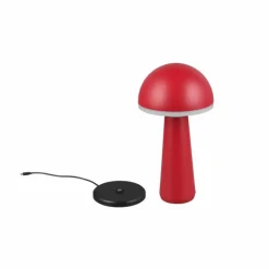 Lampe de table Reality FUNGO LED Rouge, 1 lumière