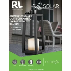 Lampe de table Reality Loja LED Noir, 1 lumière