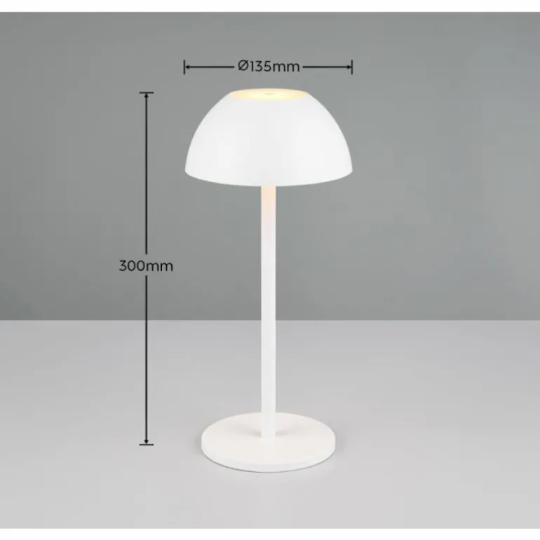 Lampe de table Reality RICARDO LED Blanc, 1 lumière