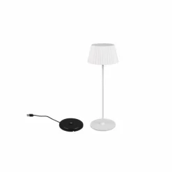 Lampe de table Reality SUAREZ LED Blanc, 1 lumière