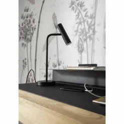 Lampe de table SCHÖNER WOHNEN-Kollektion STINA LED Noir, 1 lumière