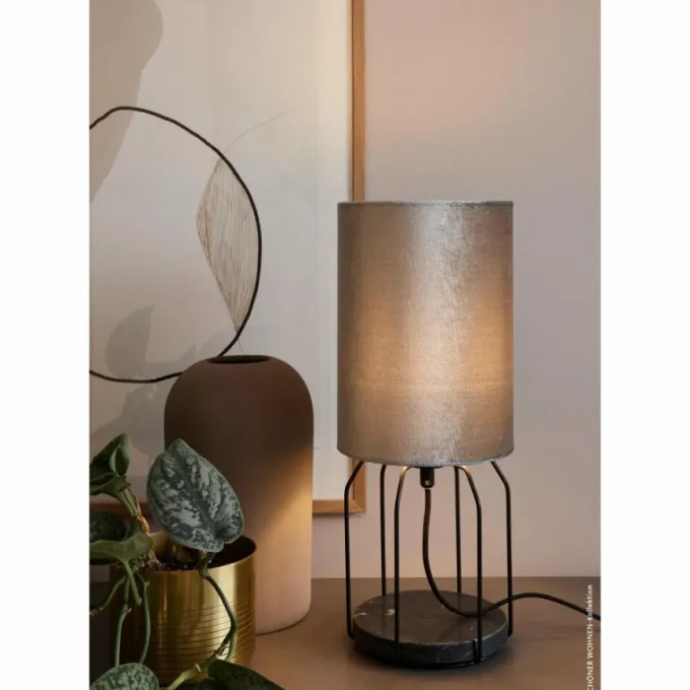 Lampe de table SCHÖNER WOHNEN-Kollektion GRACE Noir, 1 lumière