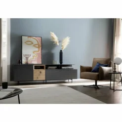 Lampe de table SCHÖNER WOHNEN-Kollektion PALAIS Noir, 1 lumière