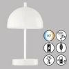 Lampe de table SCHÖNER WOHNEN-Kollektion Kia LED Blanc, 1 lumière