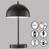 Lampe de table SCHÖNER WOHNEN-Kollektion Kia LED Noir, 1 lumière