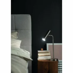 Lampe de table SCHÖNER-WOHNEN-Kollektion Stina LED Nickel mat, 1 lumière