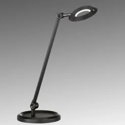 Lampe de table SCHÖNER-WOHNEN-Kollektion Office LED Noir, 1 lumière