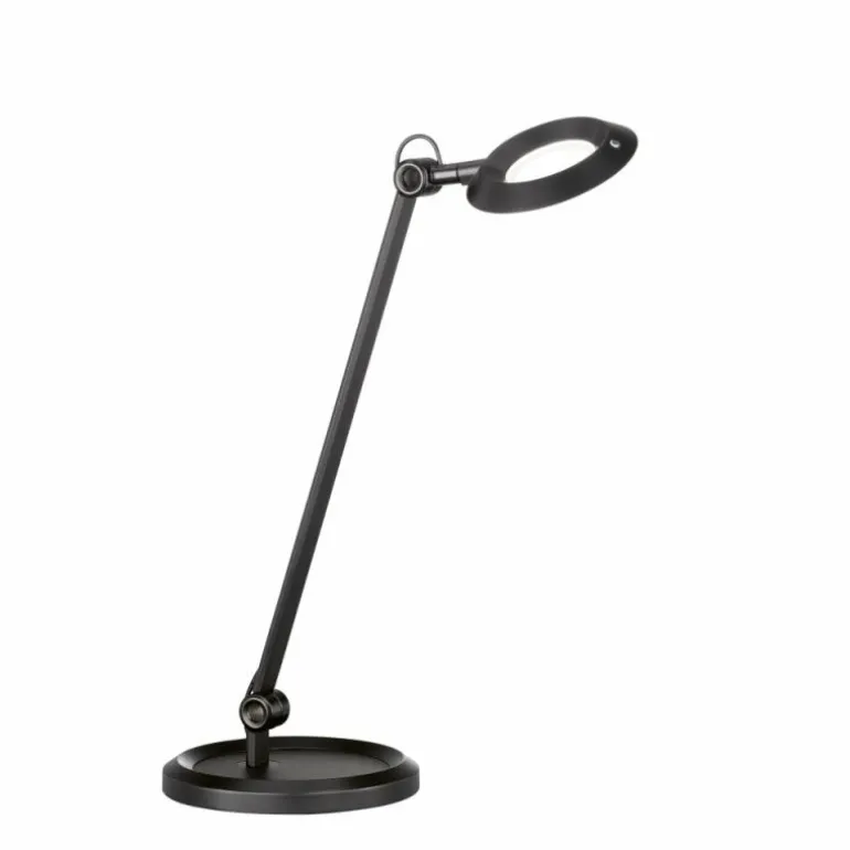 Lampe de table SCHÖNER-WOHNEN-Kollektion Office LED Noir, 1 lumière