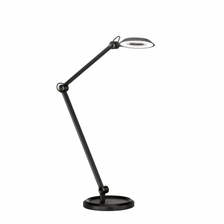 Lampe de table SCHÖNER-WOHNEN-Kollektion Office LED Noir, 1 lumière