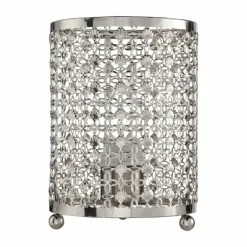 Lampe de table Searchlight Orond Chrome, 1 lumière