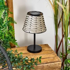 Lampe de table solaire Chillaiza LED Noir, 1 lumière