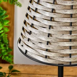 Lampe de table solaire Chillaiza LED Noir, 1 lumière