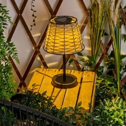 Lampe de table solaire Chillaiza LED Noir, 1 lumière