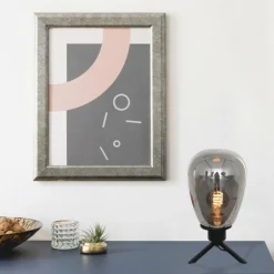 Lampe de table Steinhauer Reflexion Gris, Noir, 1 lumière