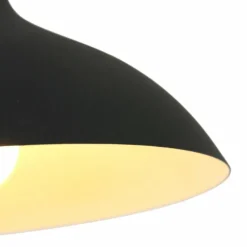 Lampe de table Steinhauer Kasket Noir, Blanc, 1 lumière