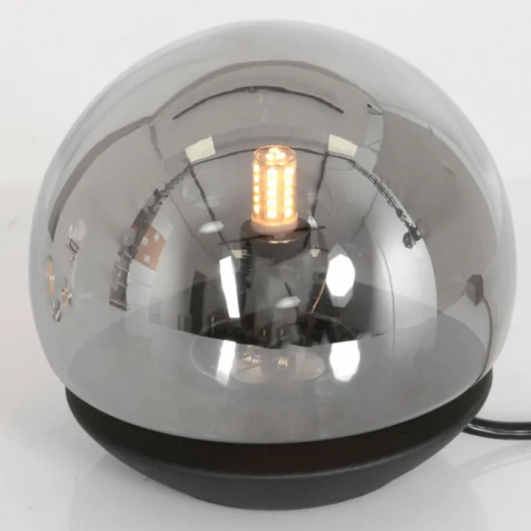 Lampe de table Steinhauer Ancilla Noir, 1 lumière