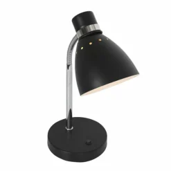 Lampe de table Steinhauer Spring Noir, 1 lumière