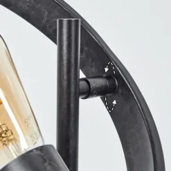 Lampe de table Theareabarivat Anthracite, 2 lumières