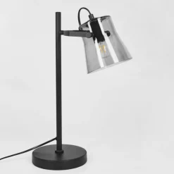 Lampe de table Trajouca Noir, 1 lumière