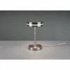 Lampe de table Trio-Leuchten Franklin LED Nickel mat, 1 lumière