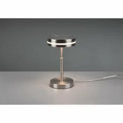 Lampe de table Trio-Leuchten Franklin LED Nickel mat, 1 lumière