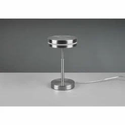 Lampe de table Trio-Leuchten Franklin LED Nickel mat, 1 lumière