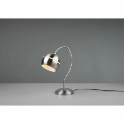 Lampe de table Trio-Leuchten Fletcher Nickel mat, 1 lumière