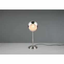 Lampe de table Trio-Leuchten Fletcher Nickel mat, 1 lumière