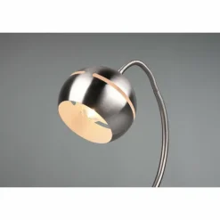 Lampe de table Trio-Leuchten Fletcher Nickel mat, 1 lumière