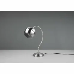 Lampe de table Trio-Leuchten Fletcher Nickel mat, 1 lumière