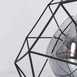 Lampe de table Uarau Noir, 1 lumière