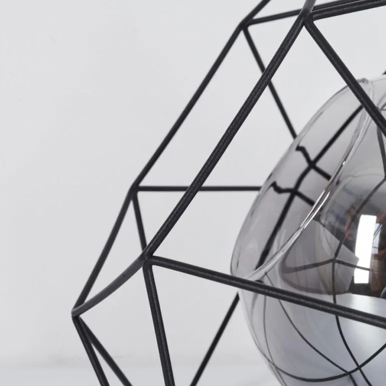 Lampe de table Uarau Noir, 1 lumière