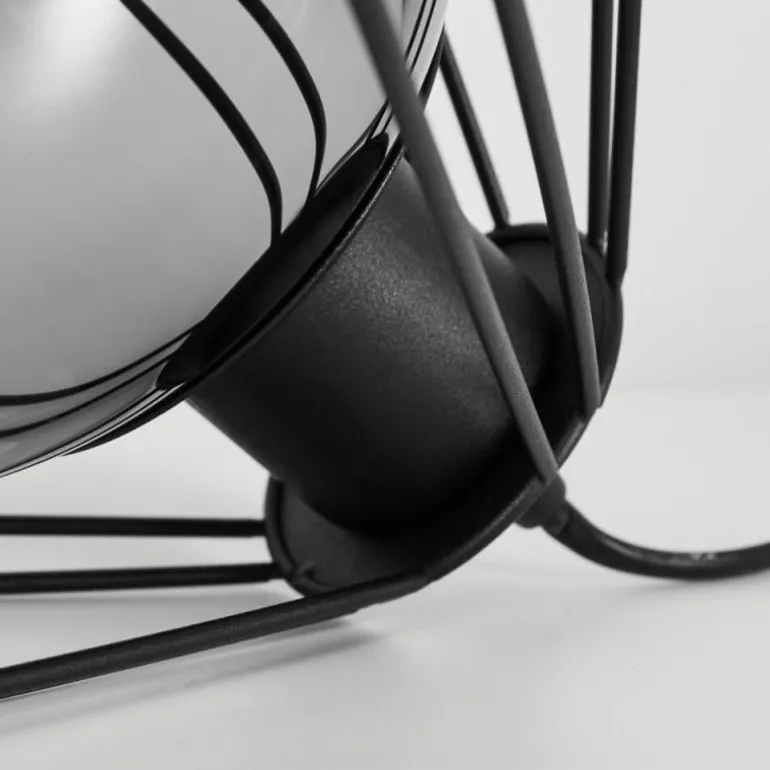 Lampe de table Uarau Noir, 1 lumière