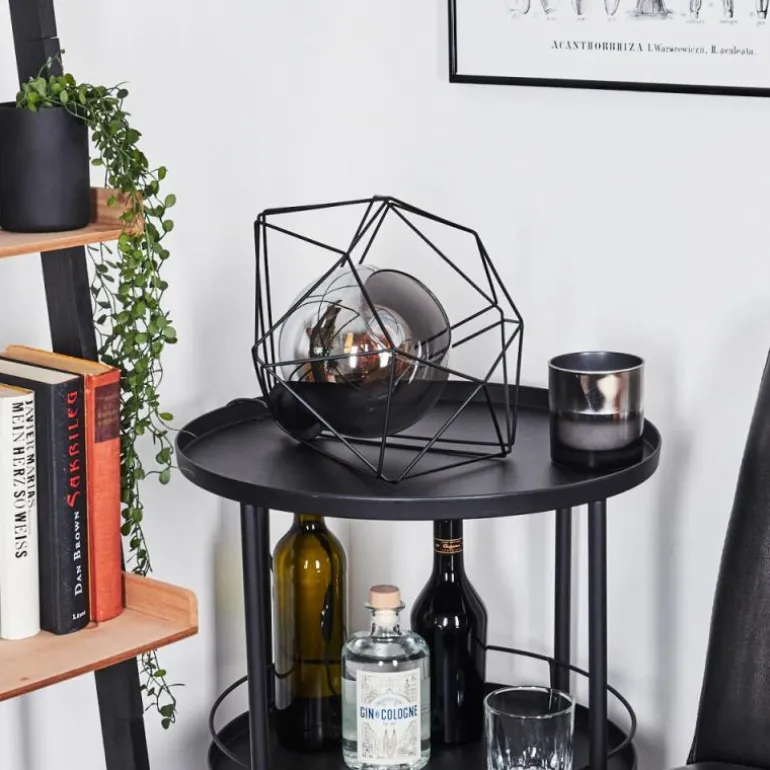 Lampe de table Uarau Noir, 1 lumière