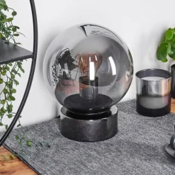 Lampe de table Vilmar Chrome, 1 lumière