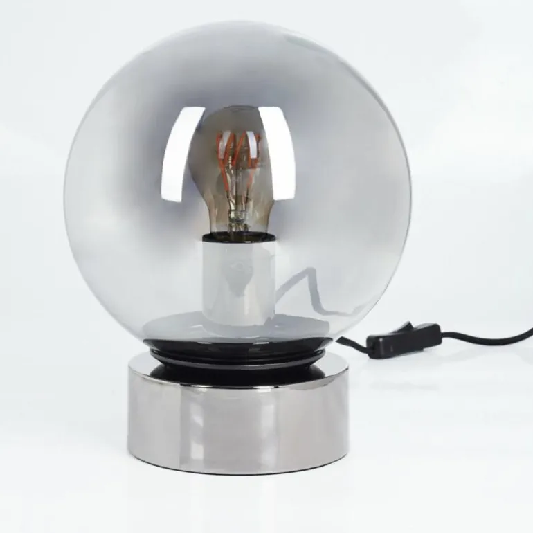 Lampe de table Vilmar Chrome, 1 lumière