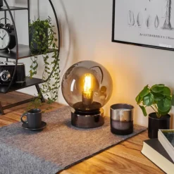 Lampe de table Vilmar Chrome, 1 lumière