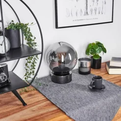 Lampe de table Vilmar Chrome, 1 lumière